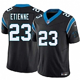 Men & Women & Youth Carolina Panthers #23 Trevor Etienne Black 2025 Draft F.U.S.E. Vapor Limited Stitched Jersey,baseball caps,new era cap wholesale,wholesale hats